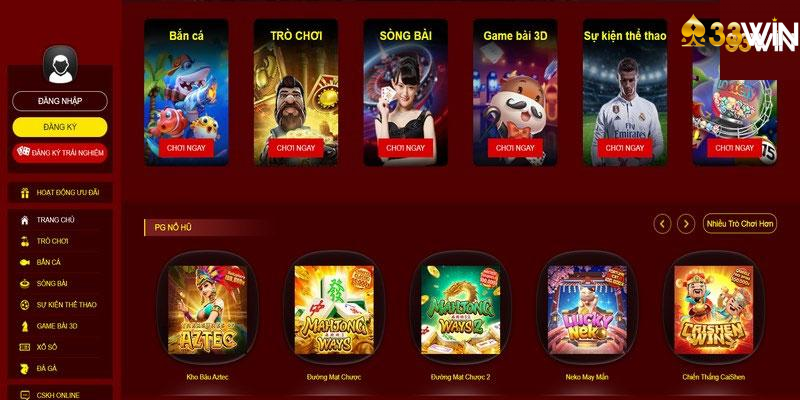 33WIN - Nhà cái uy tín hàng đầu châu Á